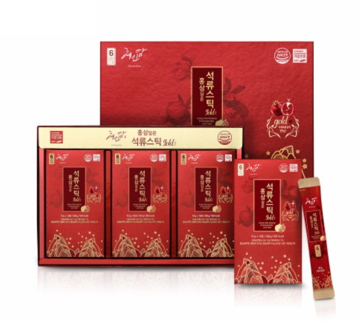 [健康補助食品]紅参ザクロスティック30本入り健康サプリメント 免疫 疲労感 ビタミン ギフト