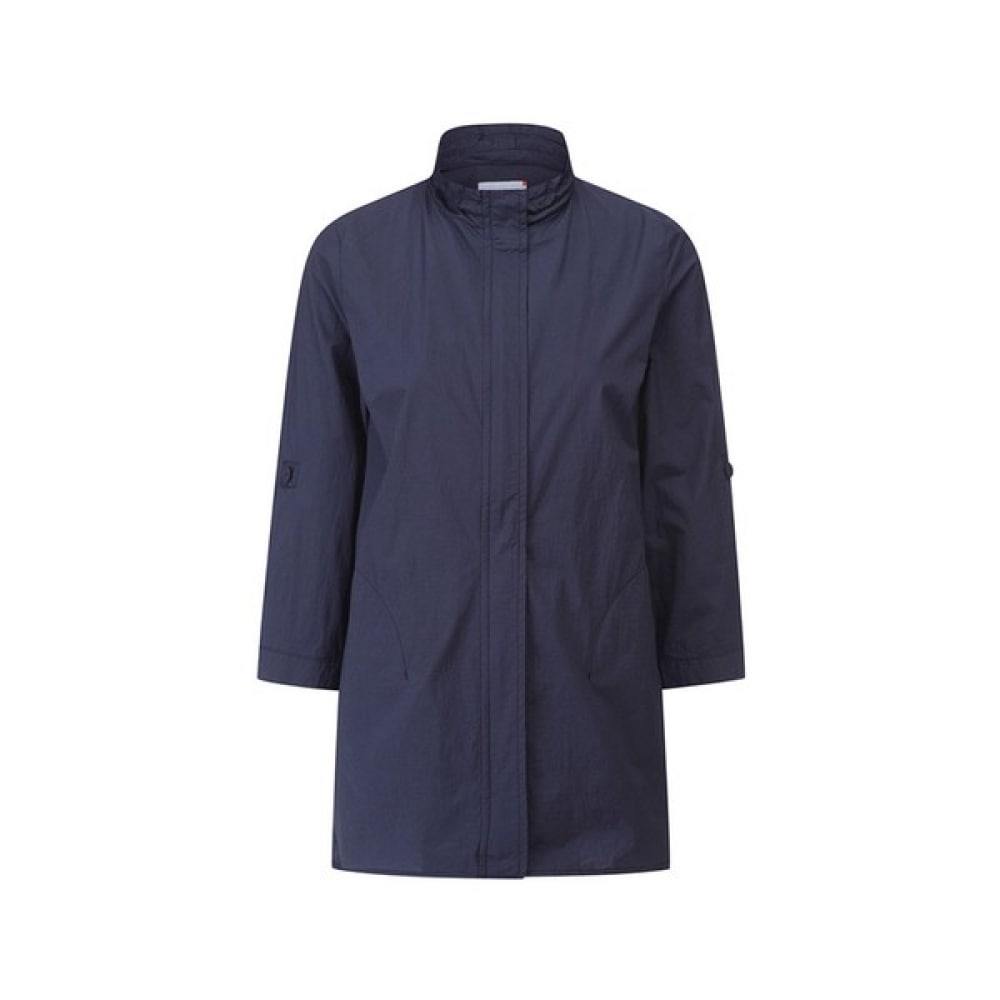 [クロコダイルレディ] ネイビータートルネックシンプルハーフジャンパーCLBMJP103