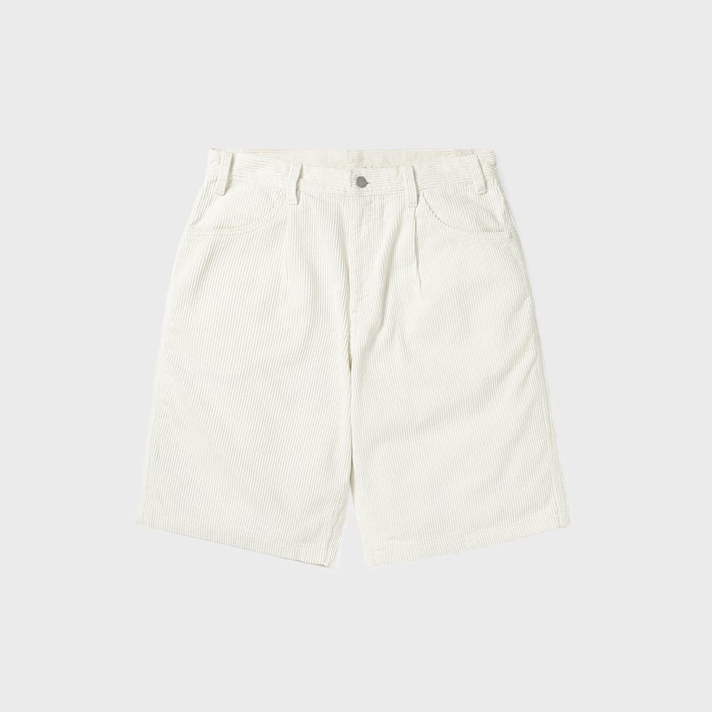 ディス・イズ・ネヴァー・ザット・オーバーダイド・コーデュロイ・ショートホワイト
