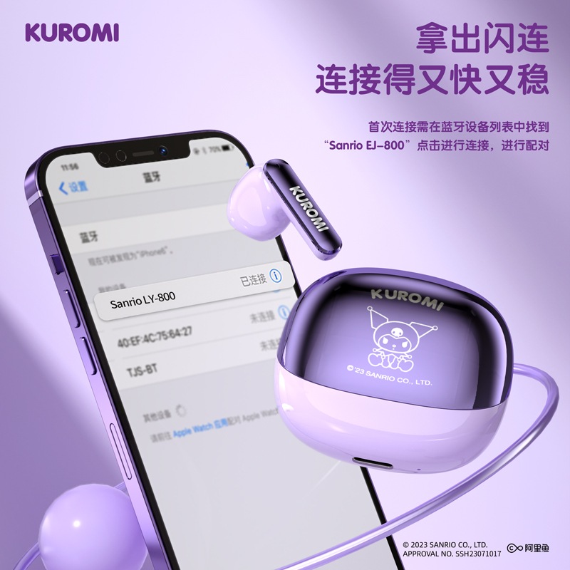 bluetoothヘッドセット 可愛くてコンパクト クロミパチャドッグ 2023年新作 スポーツノイズキャンセリング 男女兼用