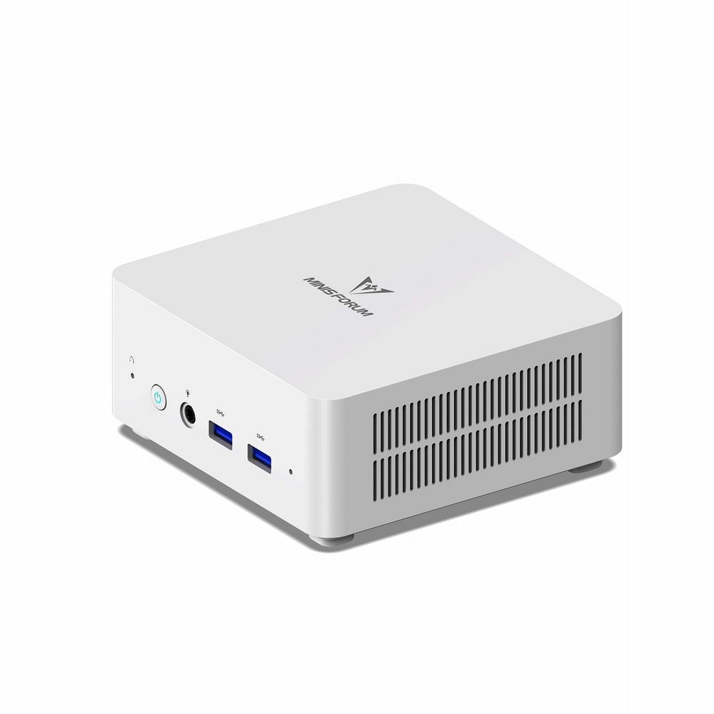MINISFORUM 超小型 デスクトップパソコン UN1245W(Windows 11/Core i5 12450H/メモリ16GB/SSD512GB/VESA) UN1245W16512W11P