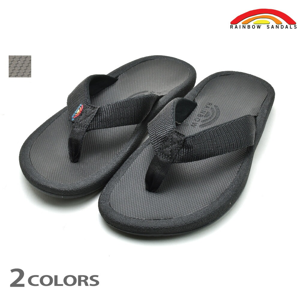 レインボーサンダルズ ビーチサンダル メンズ マリナー サンダル ブラウン ブラック RAINBOW SANDALS[mariner]