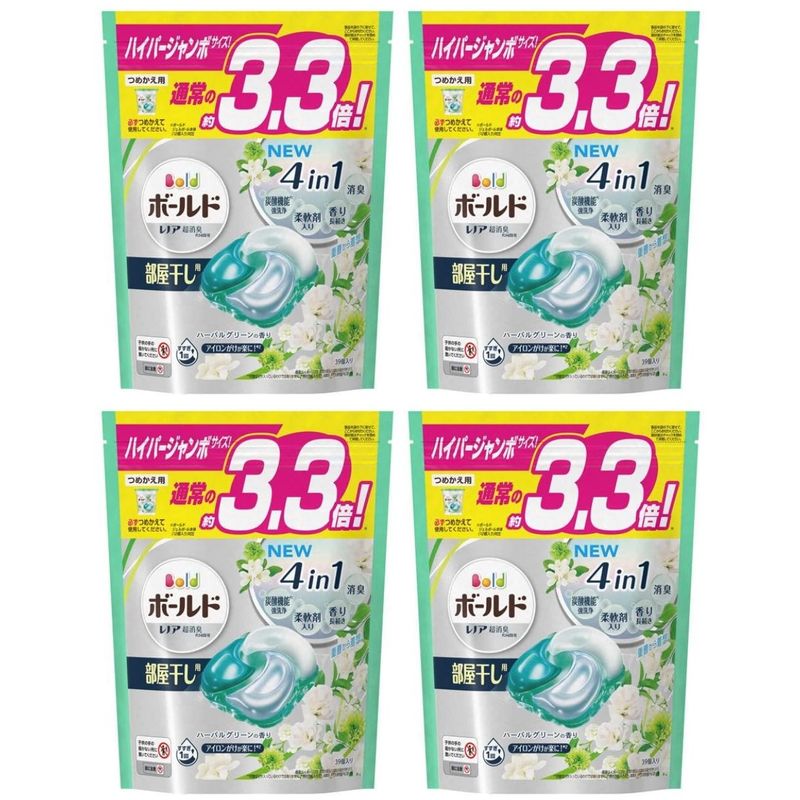 洗濯機可 ボールド レノア ハイパージャンボ 3.3倍 39個入 - 通販