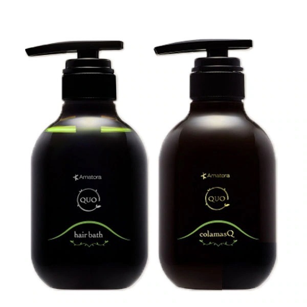 クゥオ ヘアバス(シャンプー)H 375mL + コラマスク C 375g セット