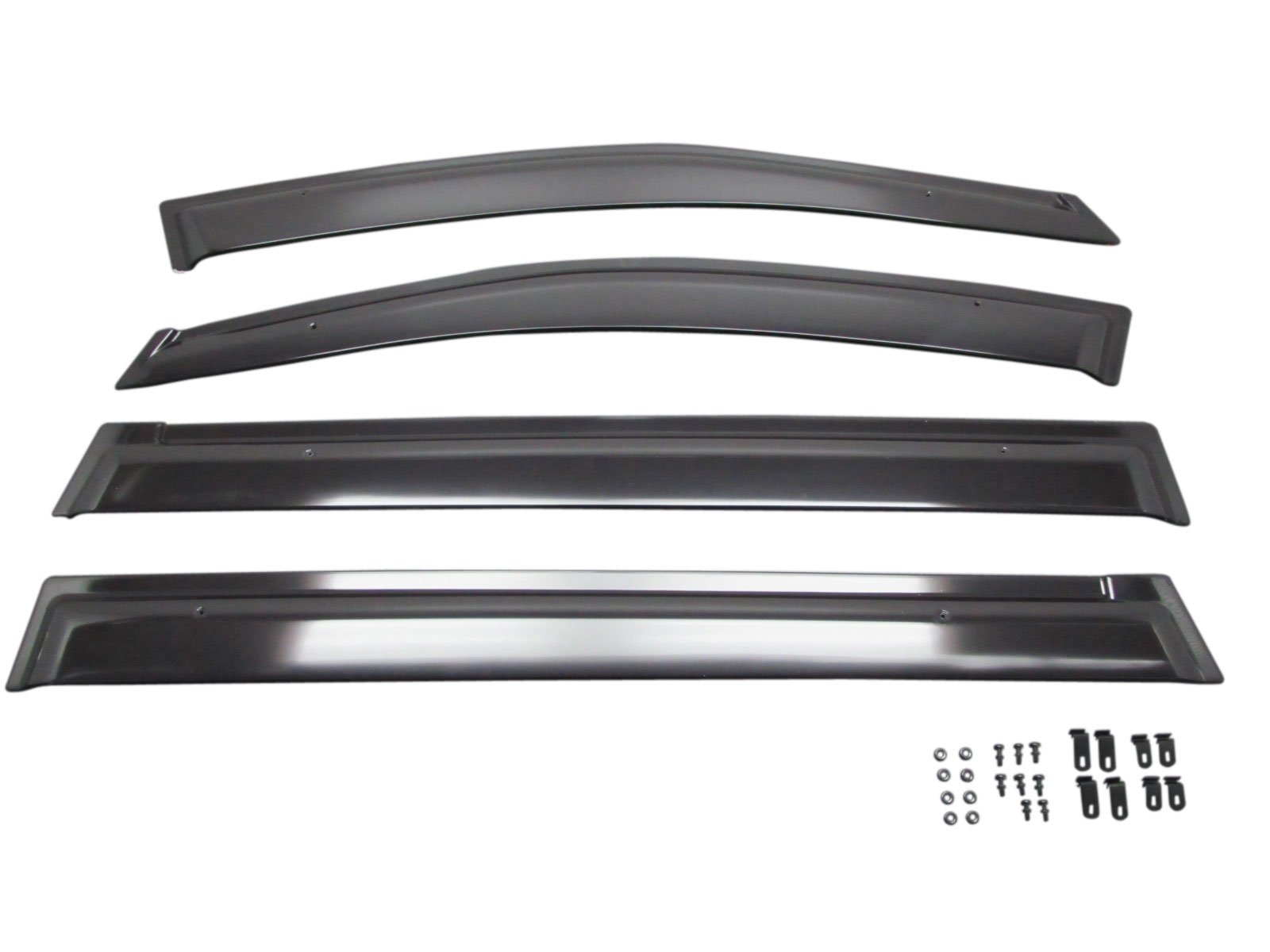 BRIGHTZ エスティマ 50 55 最高級サイドドアバイザー 金具付 【 INJ-V-030 】 ACR50W ACR55W GSR50W GSR55W ACR GSR ACR50 50W ACR