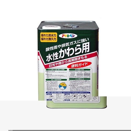 水性かわら用 14L 銀黒