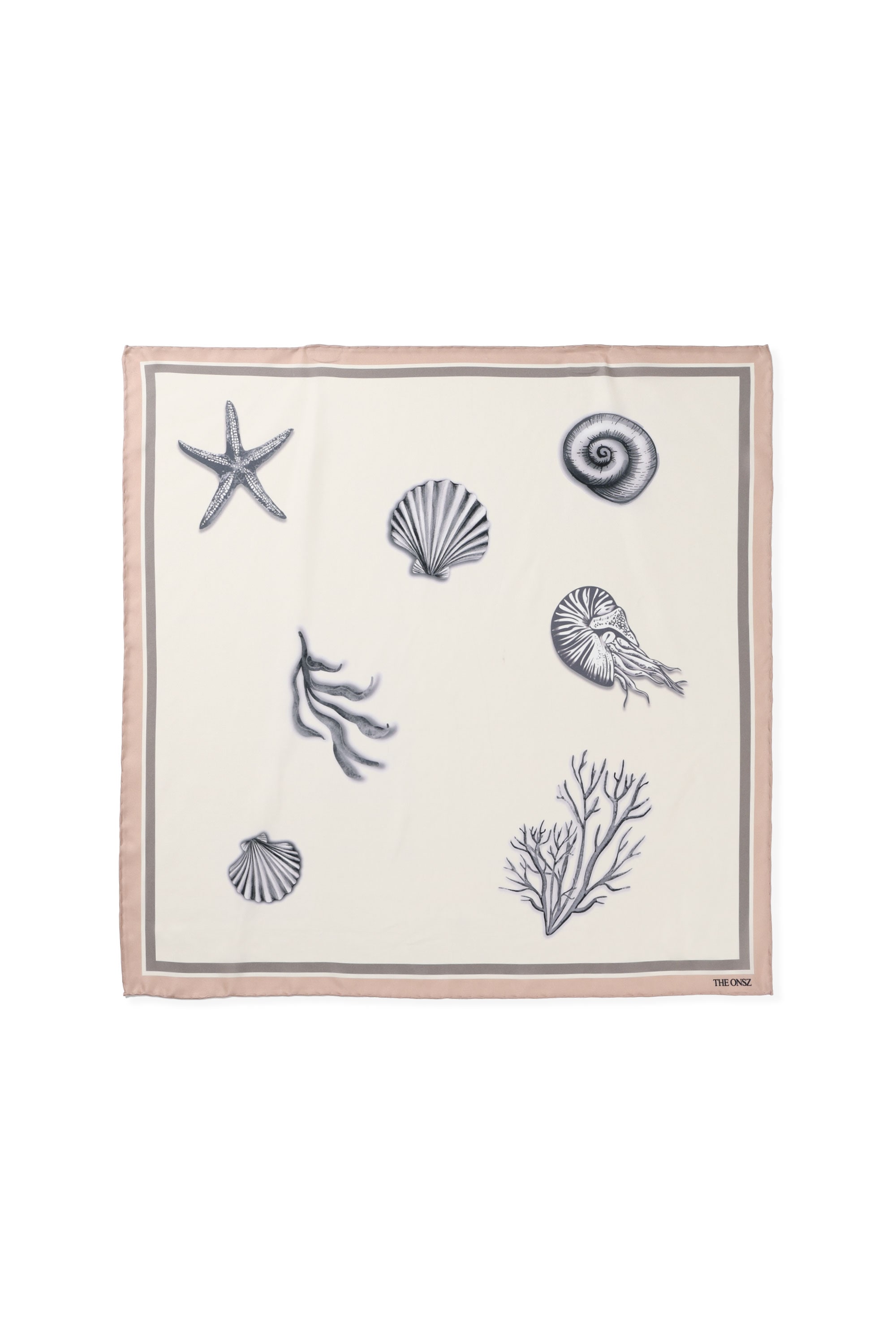 SILK SIGNATURE SEASHELL SCARF
