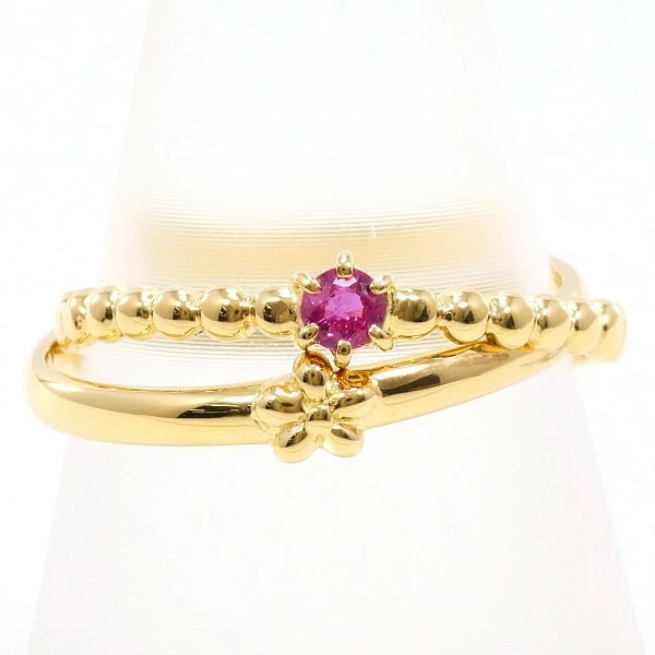 K18 18金 YG リング 11号 ルビー ジュエリー 【中古】 59,800円