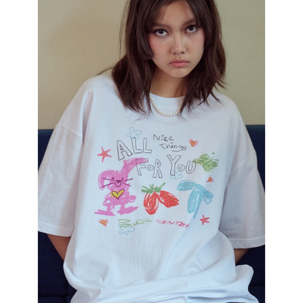 CPGN DTP オールフォーユーショートスリーブ T シャツホワイト