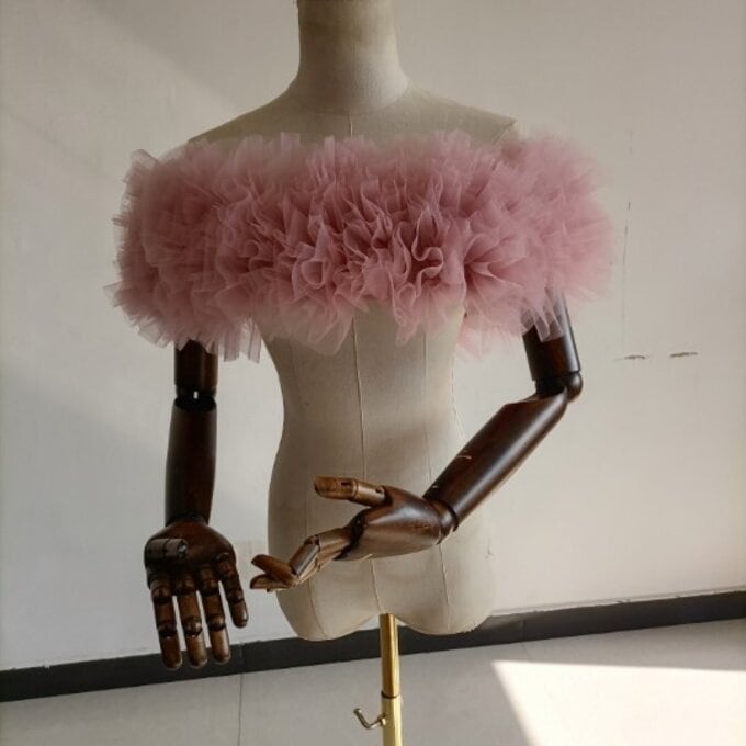 ウエディングドレス ピンク オフショルダー 色直し サイズ調整可能 ドレスアレンジ お色直し
