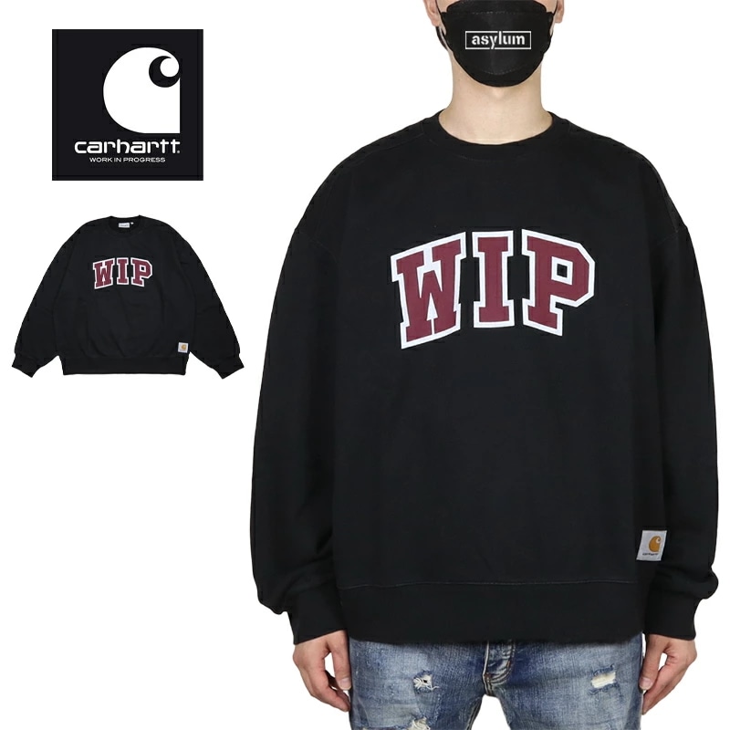 カーハートWIP トレーナー Carhartt WIP スウェット メンズ レディース ブランド 大きいサイズ 黒