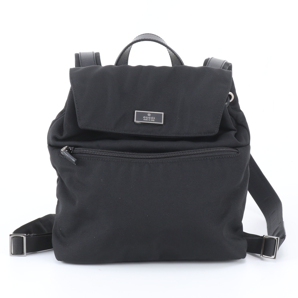 美品 003 0242 レザー×ナイロン リュックサック リュック バックパック ショルダー バッグ レディース RIR EE7-3 中古