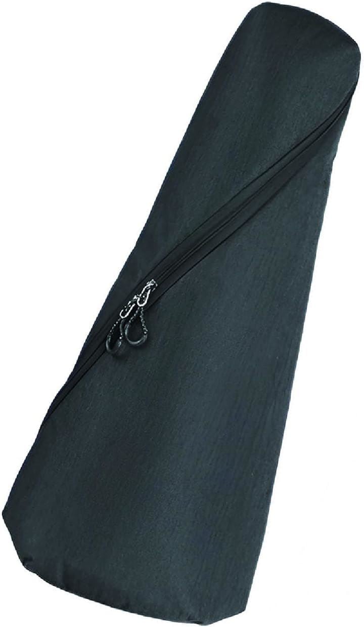 ウクレレリュック ソプラノサイズ 両肩掛け 保護クッション 軽量 ウクレレバッグ(ブラック)