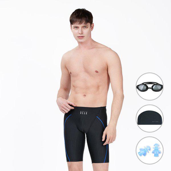 [4種セット] 男性5部丈四角室内水着 BEZ-T404K
