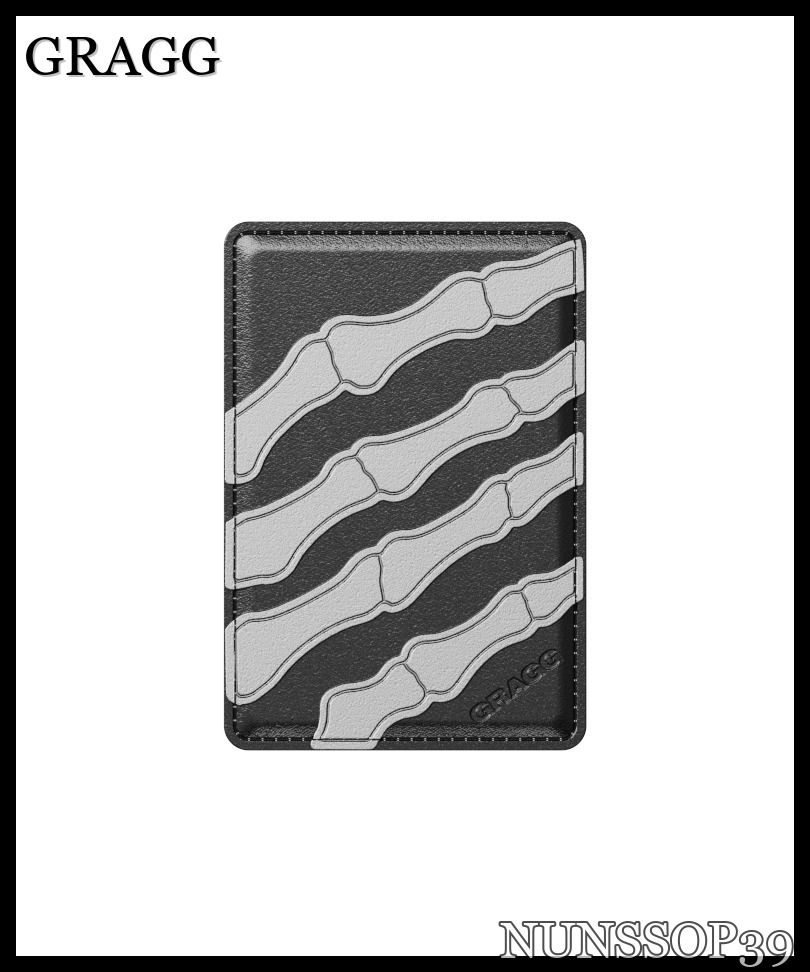GRAGG BONE MAGSAFE CARD SLOT - BLACK