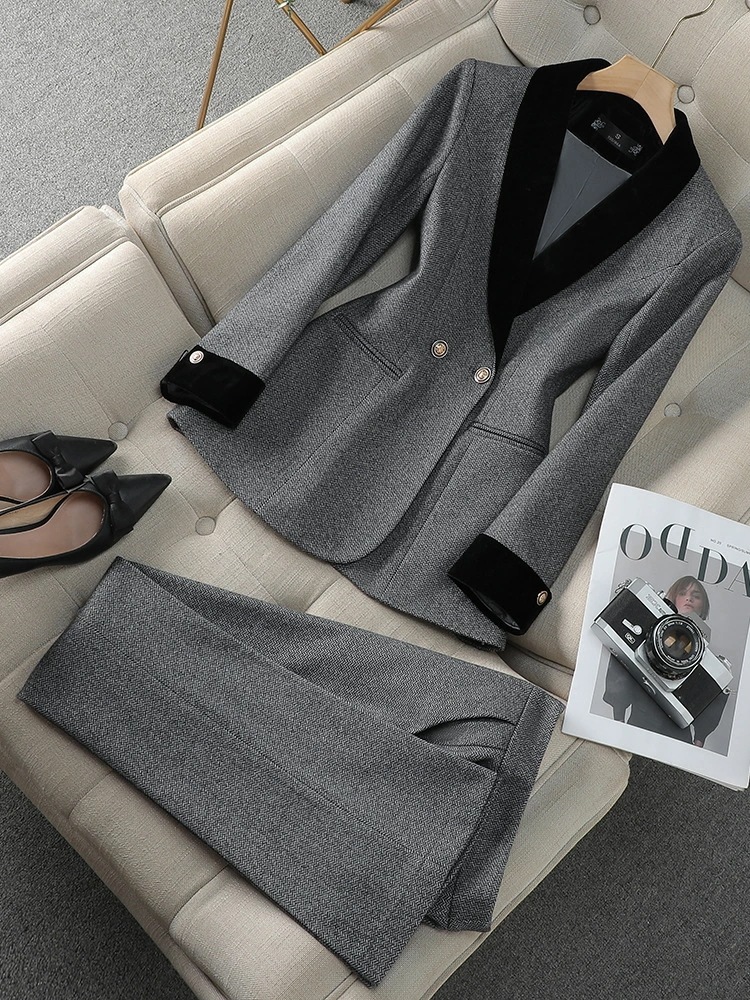 スーツ セットアップ レディース 秋 新作 エレガント ファッション 高級 気質 ビジネス