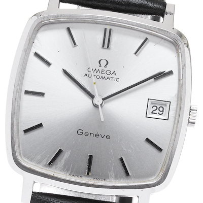 オメガ　OMEGA ジュネーブ　SV スクエア　自動巻 オメガ OMEGA 162.0060 ジュネーブ スクエア デイト cal.1012 自動巻き