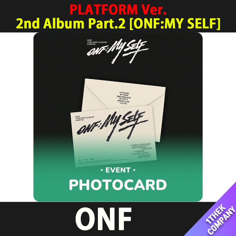 【６種セット】（オンライン特典）[PLATFORM Ver.] ONF 2nd Album Part.2 [ONF:MY SELF]