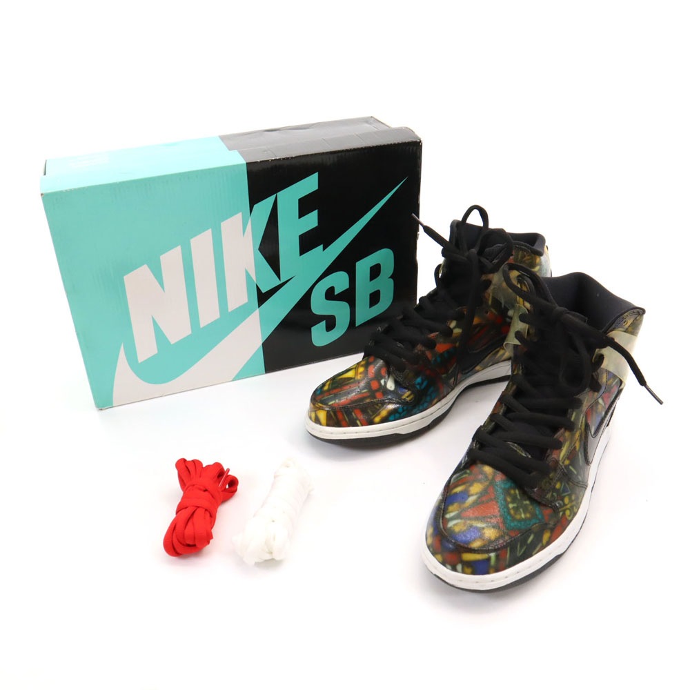 コンセプツ コラボ ステンドグラス スニーカー 29 x CONCEPTS 313171-606 DUNK HIGH PREMIUM 箱付き メンズ