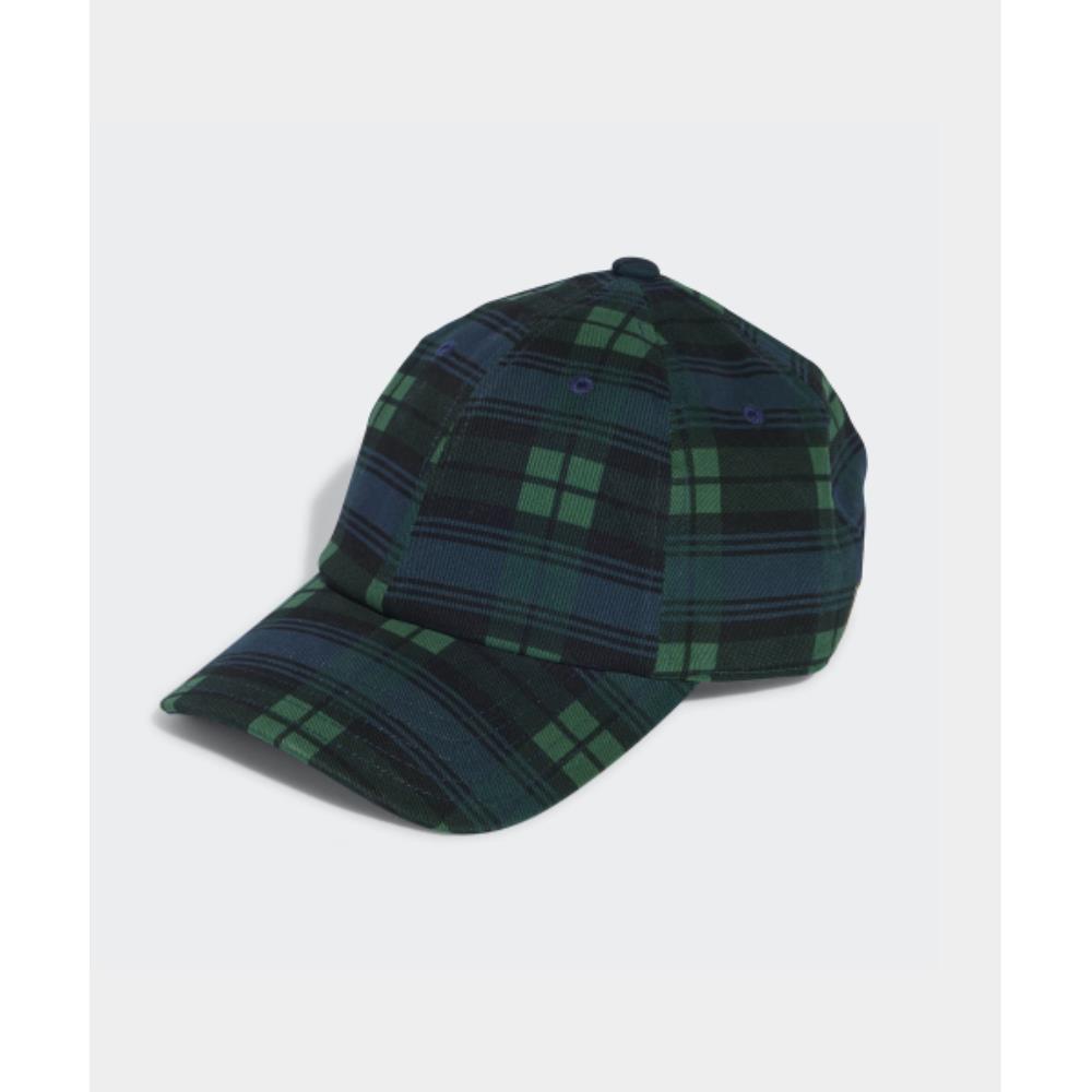 adidas Tartan Basketball Cap Navy Green IY1536