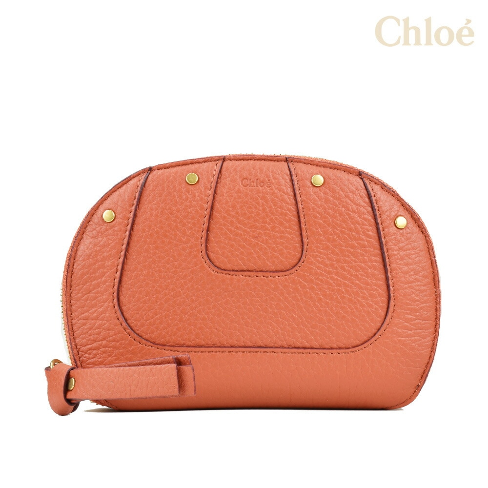 クロエ Chloe 3P0684 161/BGQ WALLET HAYLEY ヘイリー ファスナー 財布 コンパクト財布 レッド 赤 レディース Clay Red[3p0684161-bgq]