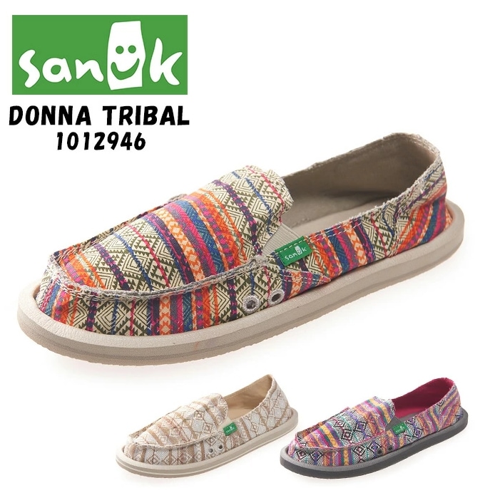 スリッポン レディース DONNA TRIBAL ドナ トライバル SIDEWALK SURFERS 1012946 シューズ スリップオン おしゃれ