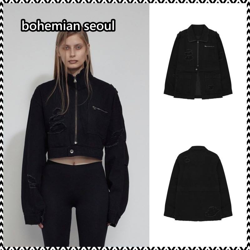 bohemian seoul DESTROYED FIELD JACKET