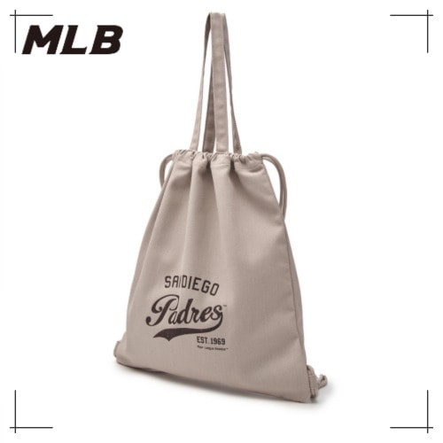 MLB公式正規品 ヴィンテージ レタリング ジムサック SD (L.Grey) ニューヨークヤンキース 男女兼用