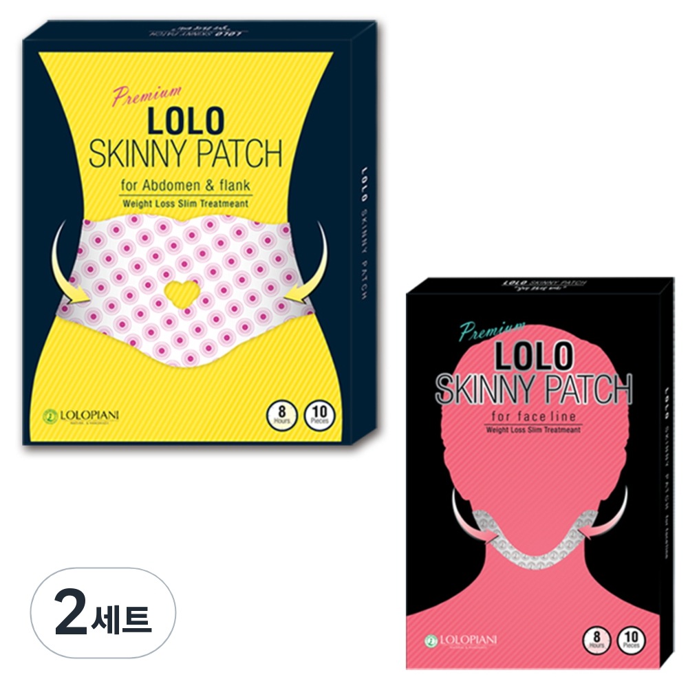 ロロスキニー腹部パッチ10p +顔パッチ10p2セット