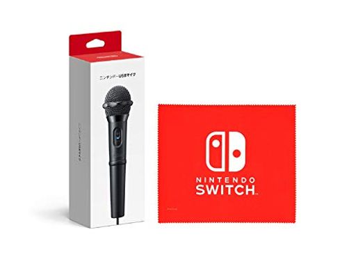 【純正品】ニンテンドーUSBマイク (【AMAZON.CO.JP限定】 SWITCH ロゴデザイン マイクロファイバークロス 同梱)