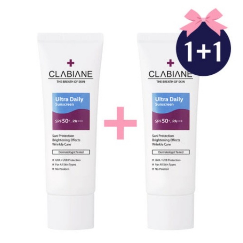 [1+1]ウルトラ デイリー サンスクリーン 肌にやさしい べたつかない 低刺激 日焼け止め 40ml SPF50+ 低刺激 水分 栄養供給 ダメージケア 目障りなし 白濁現象なし ホワイトニング 5,691円