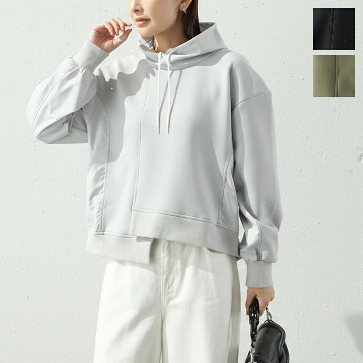 MARECHAL TERRE マルシャル・テル ドッキングアシンメトリートップス ZMT254CT339 レディース トレーナー スタンドカラー 長袖 カラー3色 7,385円