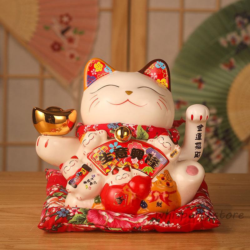 招き猫 置物 まねきねこ 開店祝い プレゼント 飲食店 かわいい おしゃれ プレゼント 玄関 入口 縁結び 商売繁盛 金運招福