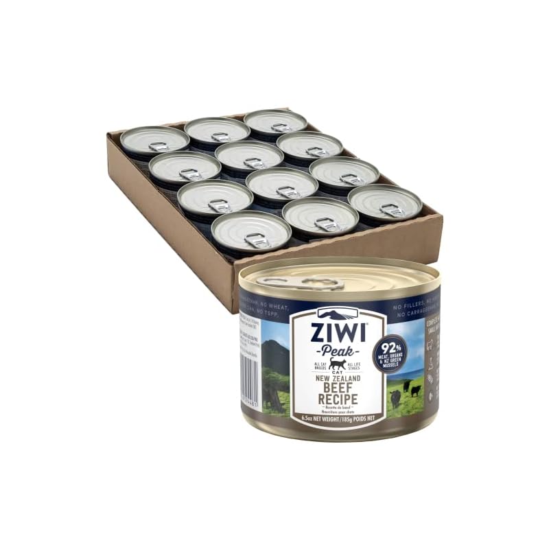 ZIWI ピーク キャット缶 グラスフェッドビーフ 185g12缶