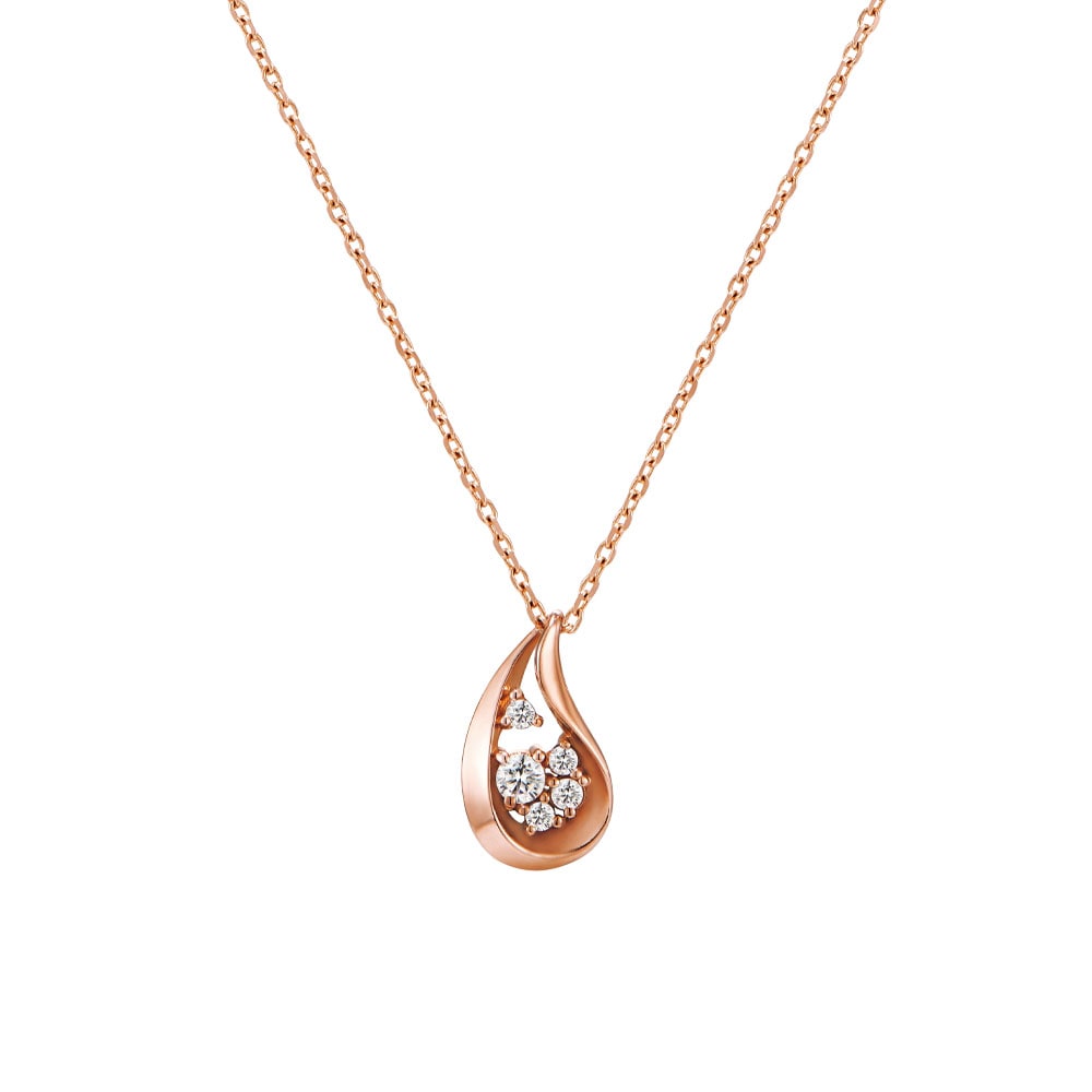 14K 18K デュエットボリューム水玉ネックレス