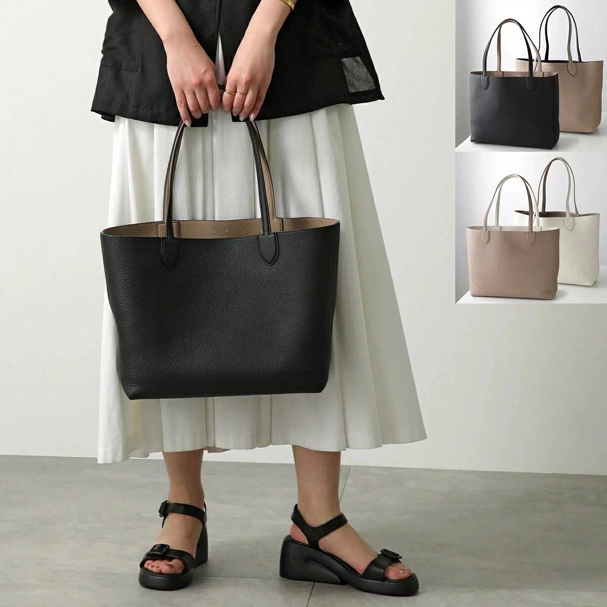 michino PARIS ミチノ パリ トートバッグ RIVOLI リヴォリ B138 198 レディース レザー リバーシブル 横長 A4 オフィス ロゴ 鞄 カラー2色 【ts】 90,795円