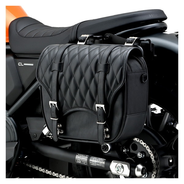 D40263 ヘンリービギンズ サイドバッグ 12L サドルバッグ DHS-37 トラぺ ダイヤ
