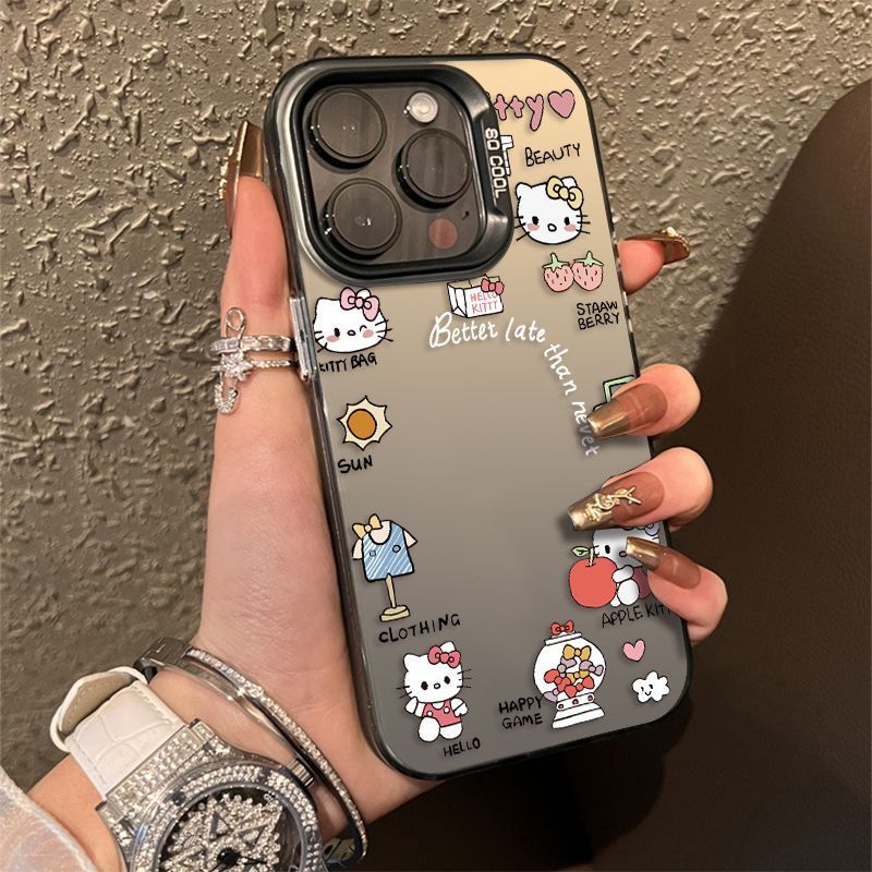 【1つ買うと10個もらえる】メガ割アップル15/14/13携帯ケースiphone11/12promax新型xr全包xハローキティ7/8pを適用1202