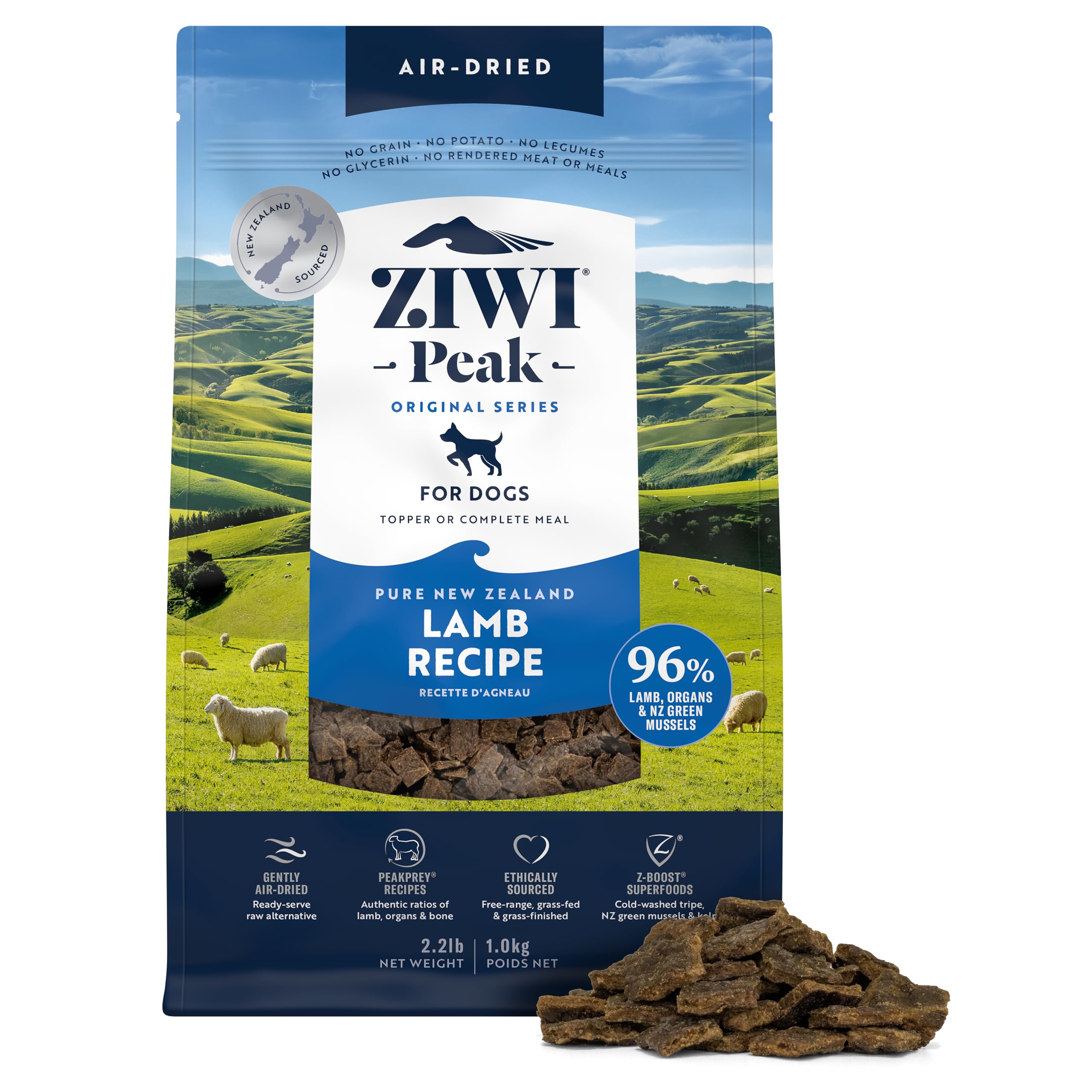 ZIWI エアドライドッグフード ラム 1kg 自然食