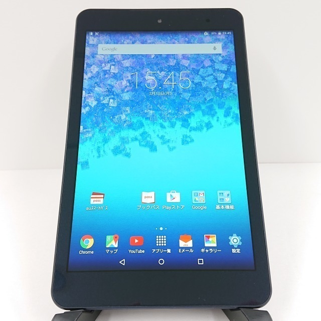 Qua tab 01 KYT31 au ネイビー 送料無料 本体 c09891 【中古】