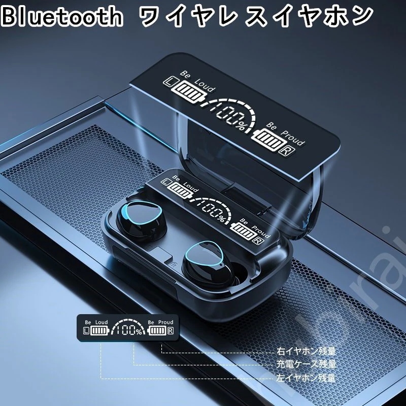 A iPhone スポーツ 防水 重低音 高音質 コンパクト Bluetooth ワイヤレスイヤホン