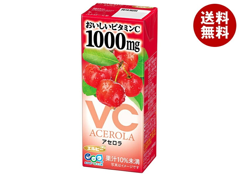 エルビー おいしいビタミンC アセロラ 200ml紙パック×24本入×(2ケース)