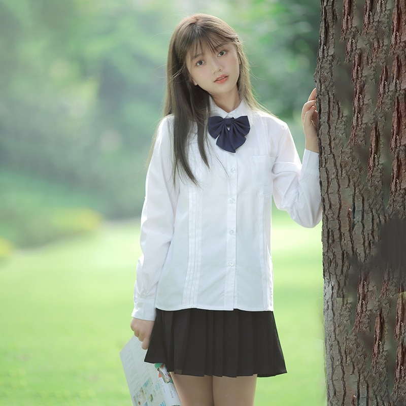 【1つ買うと10つ無料】ユニフォームユニフォームの大学スタイルクラスクラスユニフォームユニフォームセット中学生高校生高校生アコーディオンアコーディオンプリーツ長袖の秋の女性秋