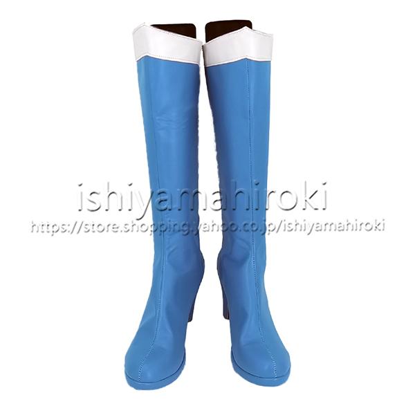 美少女戦士セーラームーン 風 水野亜美（みずの あみ）） コスプレ衣装 cosplay 靴 ブーツ 変装 クリスマスイブ 祭り