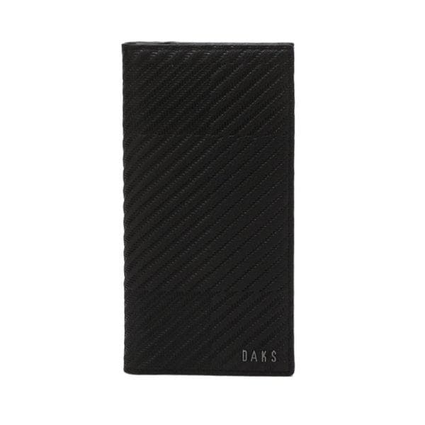 ブラックチェック牛革長財布 DBWA4F210