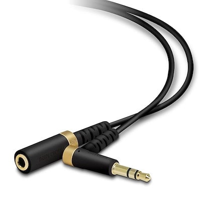 他サイト： エレコム EHP-35ELS20BK ヘッドホン・イヤホン用延長コード(高耐久モデル) 2m ブラックの商品画像