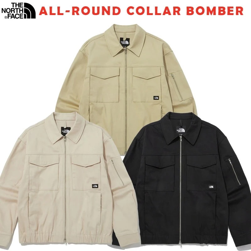 韓国正規品保証 関税負担なし NJ3BP00A ALL-ROUND COLLAR BOMBERデイリー 基本 着装 男子 女子 人気 韓国 ファッション 男女共用 アウトドア