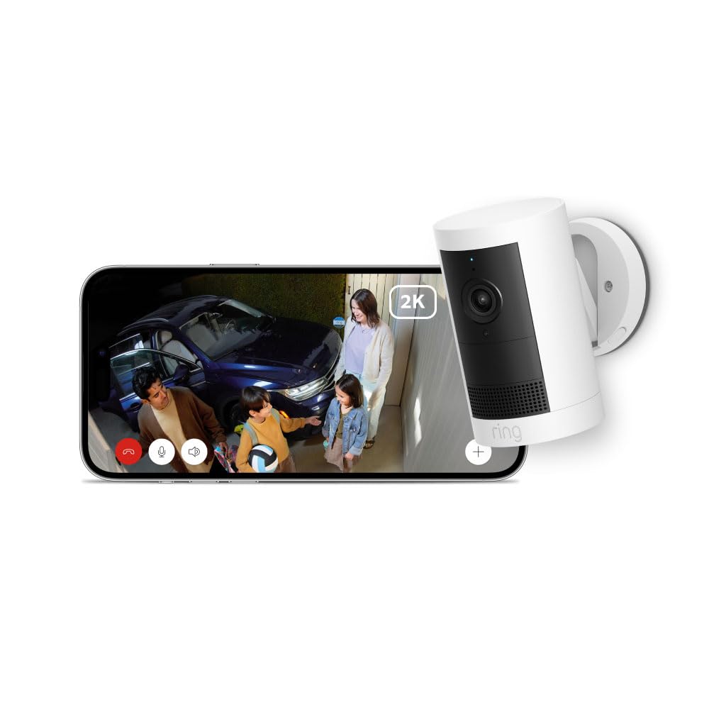 Ring Outdoor Cam Plus Battery (リング アウトドアカム プラス バッテリーモデル) 高精細・広角ワンランク上の屋外防犯カメラ 進化したナイトビジョン 取り外