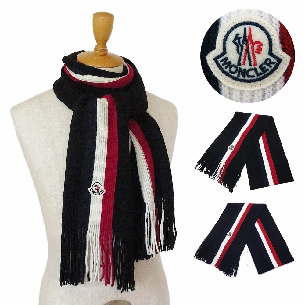 マフラー 3C00015 A9575 ストール スカーフ トリコロールカラー