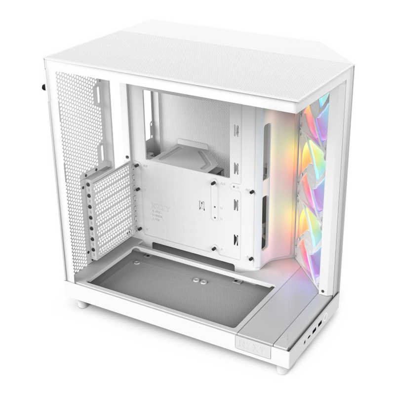 NZXT　PCケース［ATX /Micro ATX /Mini-ITX］H6 Flow RGB ホワイト　CC-H61FW-R1 14,525円